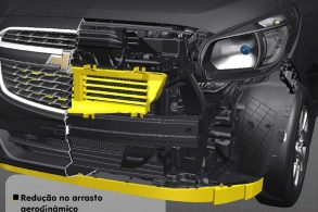 grade ativa radiador chevrolet spin 2017