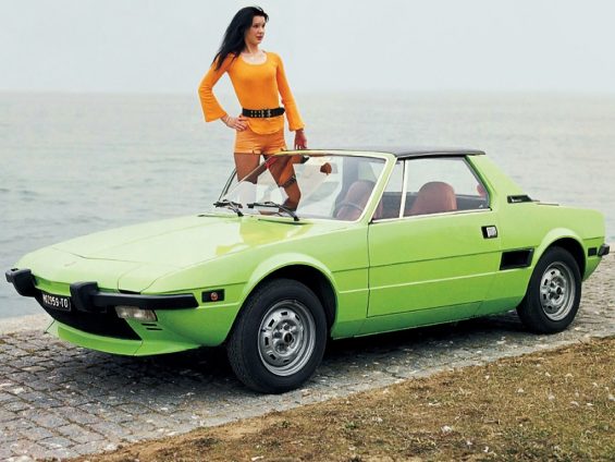 fiat x1/9 de frente