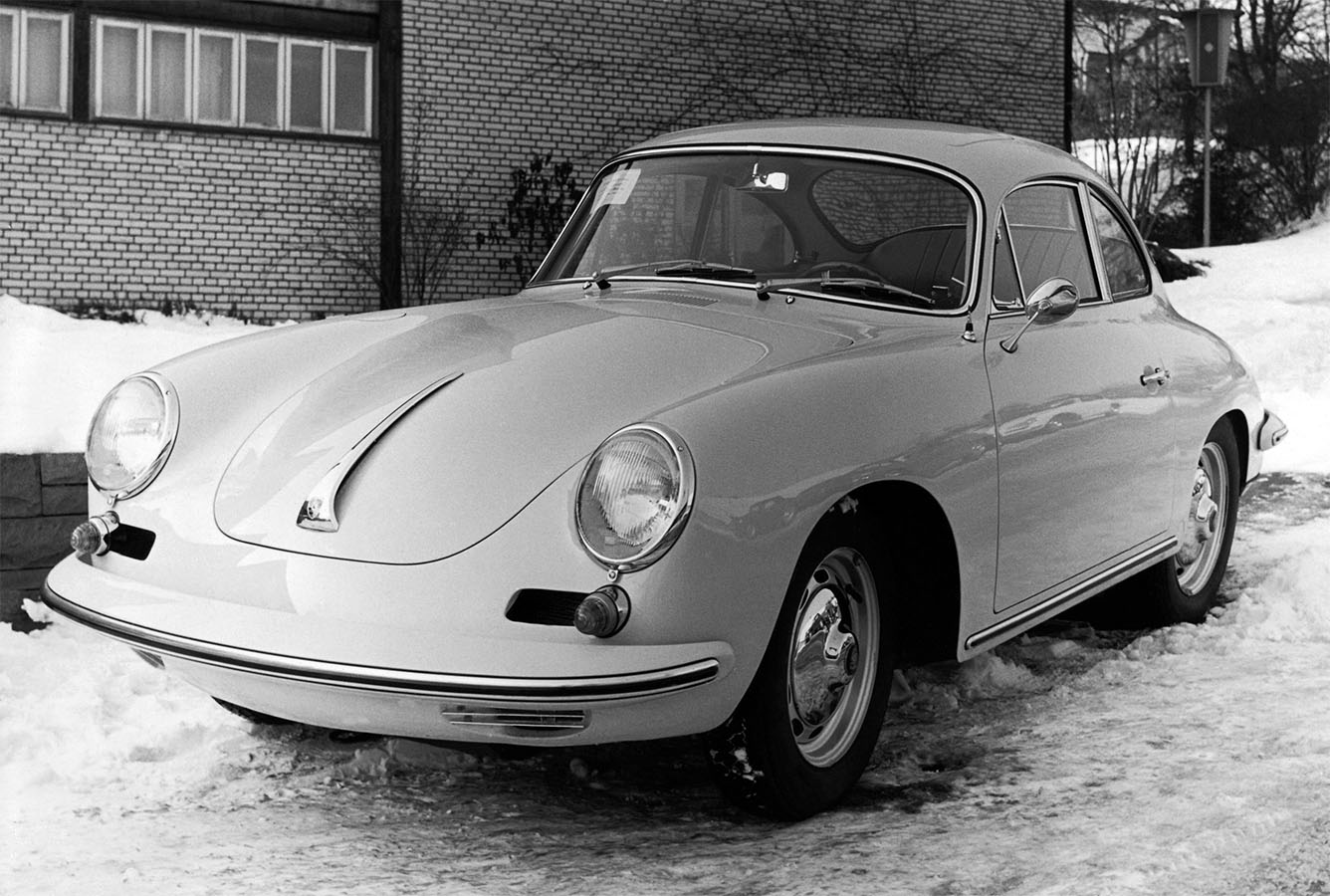 porsche 356b de frente