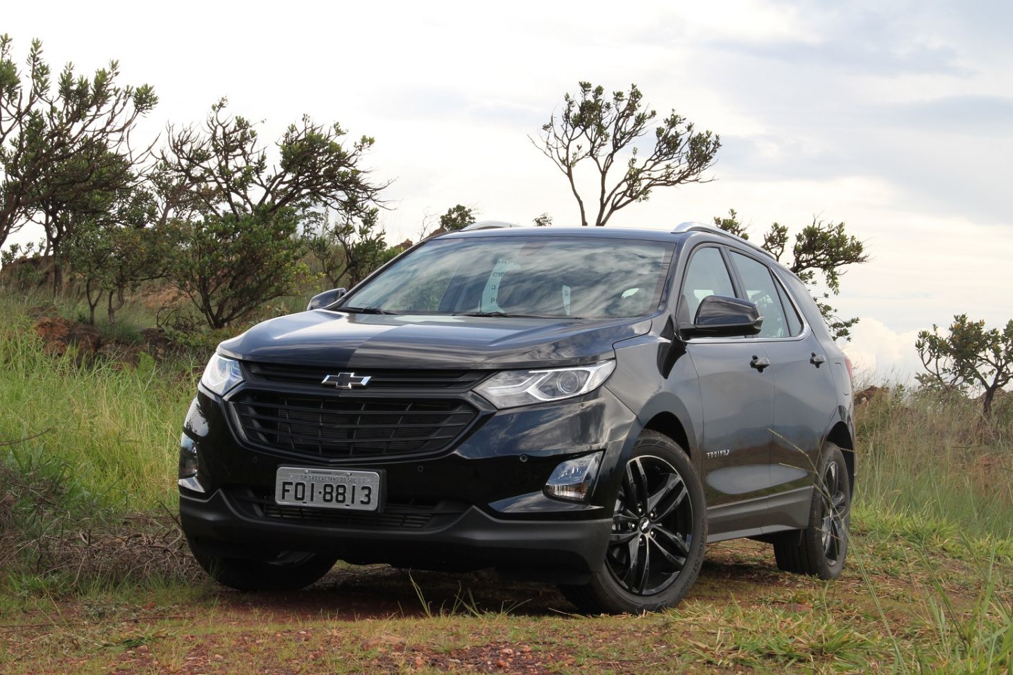 chevrolet equinox midnight preto 2021 frente