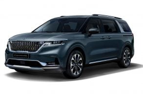 frente da minivan kia carnival 2021
