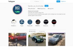 Barato Se Incomodar, perfil no Instagram