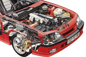 motor longitudinal opel chevrolet omega