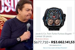 faustao relogio bulgatti