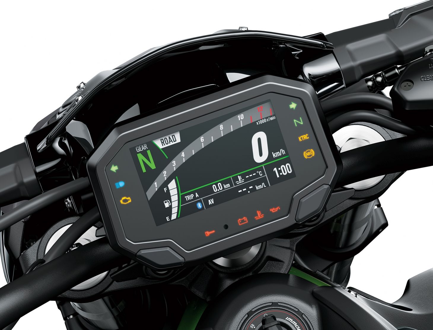 Kawasaki Z 900 2021 painel digital