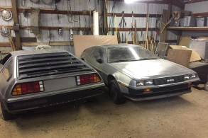 delorean dmc 12 abandonado