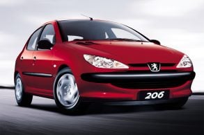 peugeot 206 vermelho frente