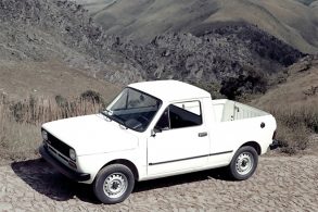 fiat 147 pick up branca lateral