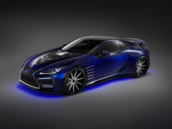 lexus black panther inspired lc 500 frente