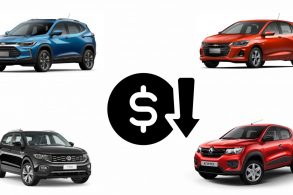desvalorizacao de carros mais vendidos brasil gm chevrolet onix renault kwid volkswagen t cross tracker