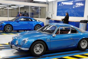 alpine a110 azul antigo e novo