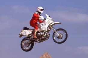 gs 40 anos a piloto jutta kleinschimidt com r 80 gs no rallye des pharaons no egito