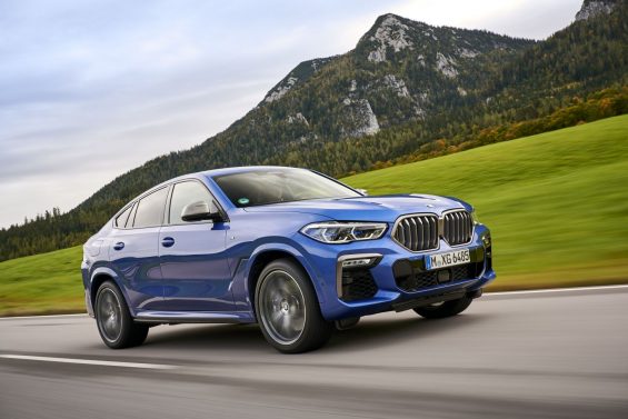 novo bmw x6 azul frente