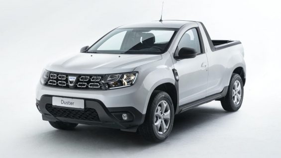 nova picape dacia duster branca de frente