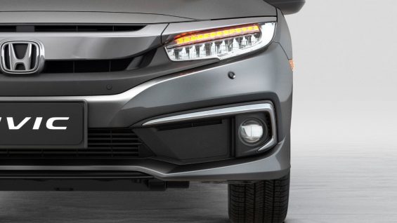 farois full led do civic exl 2021 cinza