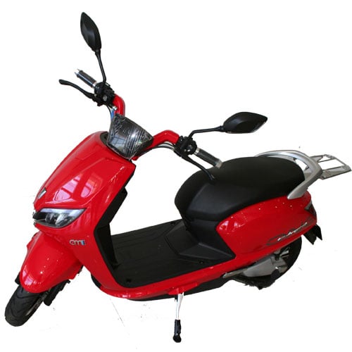 Venda de Moto Elétrica Scooter 2000W Vermelha Homologada para