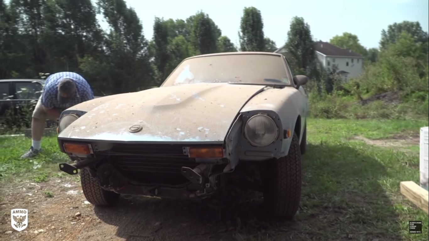 datsun 280z 44 anos sem lavar frente