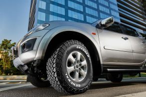 pneu general tire continental at 2 grabber montado picape roda dianteira esquerda