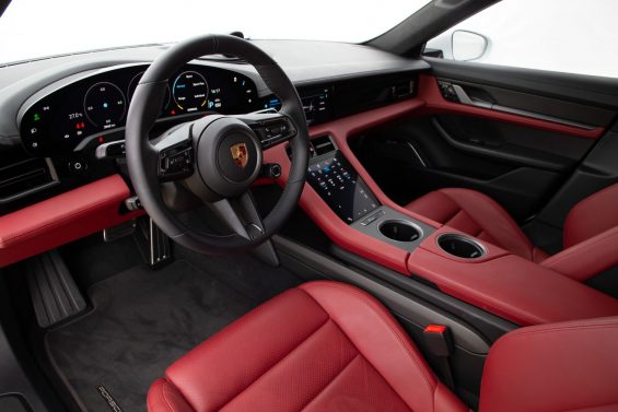 porsche taycan turbo s interior