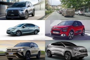 novidades automotivas carros 2021 suvs utilitarios esportivos hatches volkswagen taos fiat fastback honda city corolla cross citroen c3