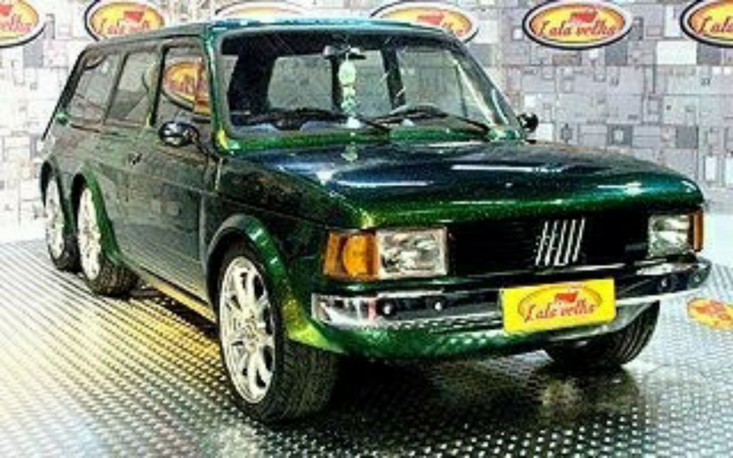 fiat 147 6 rodas antes depois lata velha