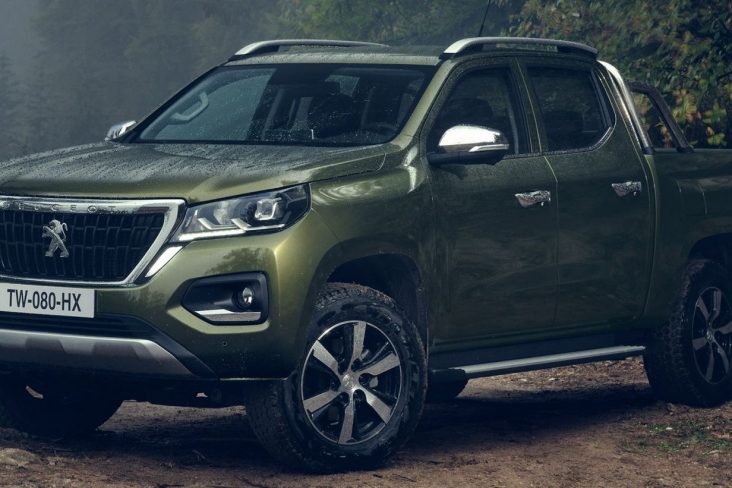 picape peugeot landtrek dianteira 45 verde nova