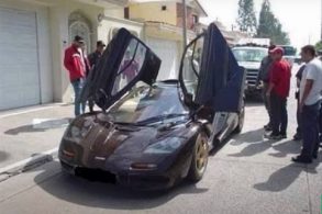 mclaren f1 marrom supostamente pertencente ao cartel de el chapo