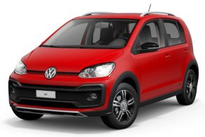 vw up 2021 xtreme vermelho de frente