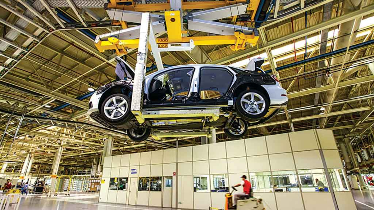 audi a3 sedan sendo produzido na fabrica de sao jose dos pinhais pr