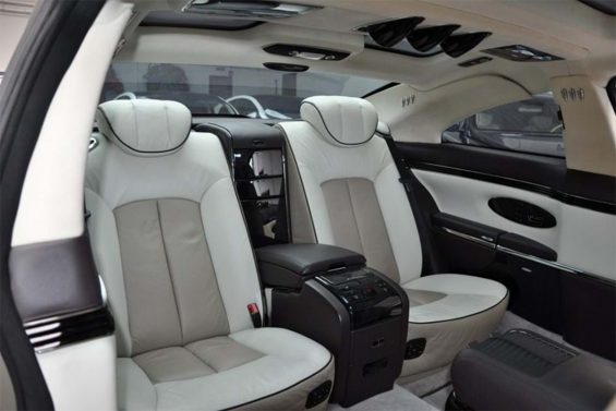 maybach 57s coupe xenatec encomendado por muammar gaddafi interior