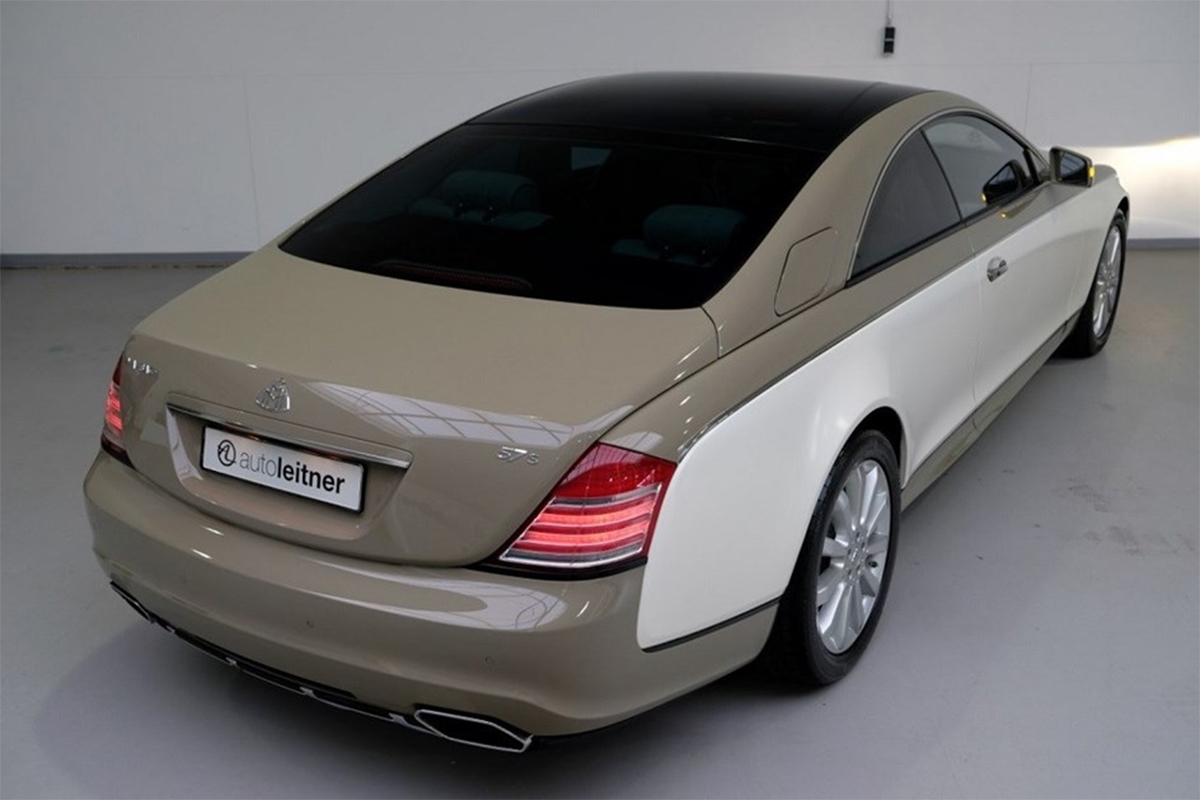 maybach 57s coupe xenatec encomendado por muammar gaddafi traseira