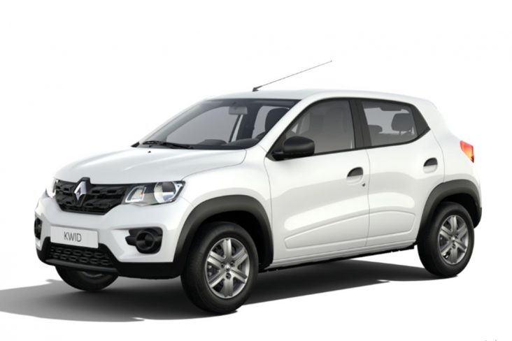 renault kwid life branco de frente