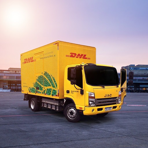 caminhao eletrico jac motors veiculos dhl