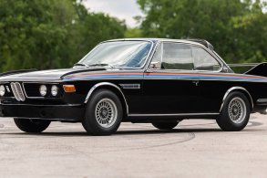 bmw csl 3 0 1972 preto visto de lado