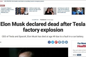 morte elon musk fake news 1
