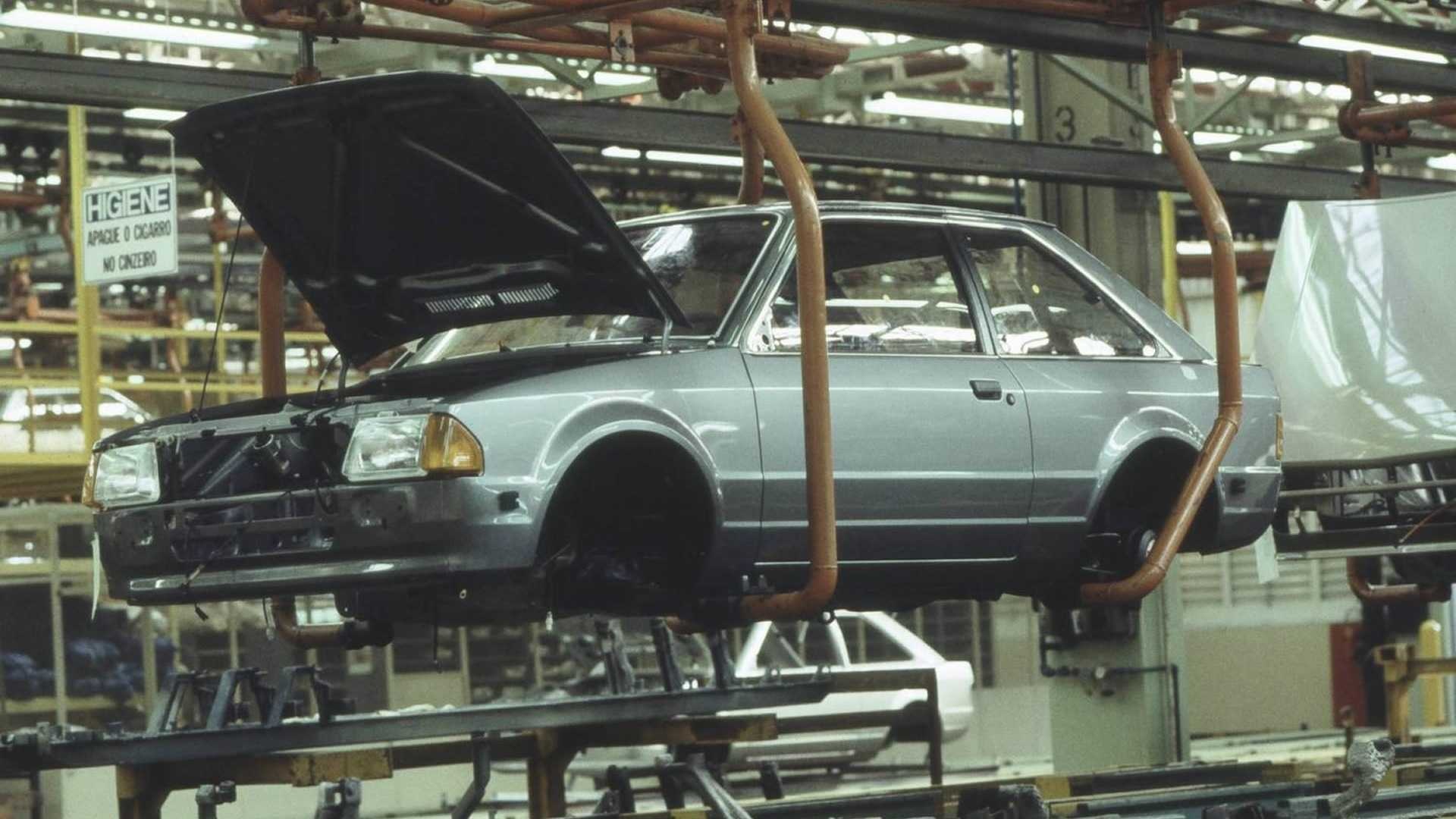 producao ford escort na fabrica de sao bernardo do campo