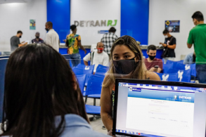 sala de atendimento do detran rj durante a pandemia do novo coronavirus foto alexandre simonini detran rj