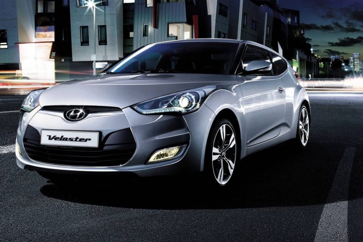 hyundai veloster 2012 prata de frente