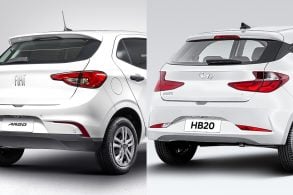 ka argo e hb20 recorte traseiras 1