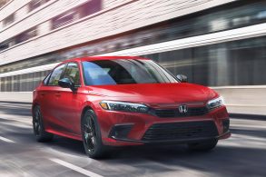 novo honda civic 2022 sport vermelho de frente