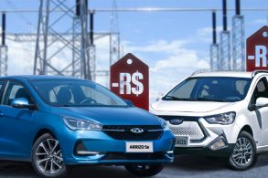 Jac iEV20 e Caoa Chery Arrizo 5e