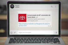 Hackers roubam seus dados com o golpe de aniversário da montadora japonesa toyota