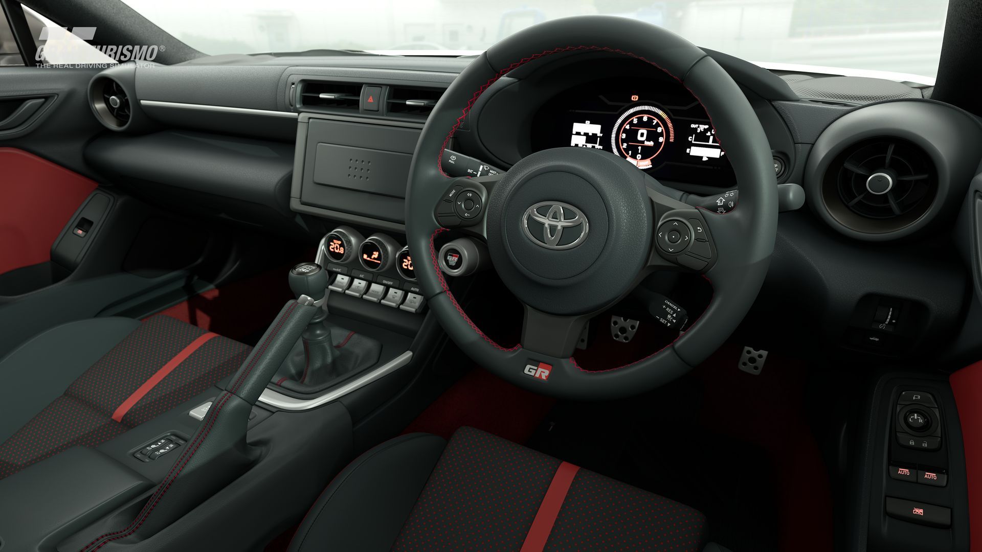 toyota gr86 2022 gran turismo sport interior jogo