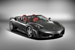 ferrari f430 spider cinza frente 3 4 estudio