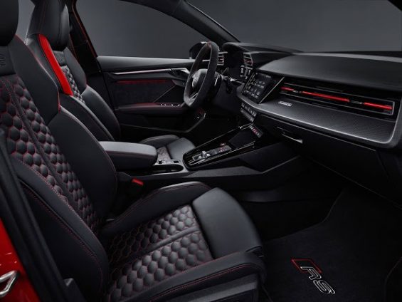 audi rs3 2022 sportback vermelho interior