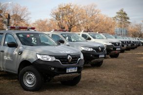 frota de picapes renault alaskan da etac na provincia de cordoba na argentina
