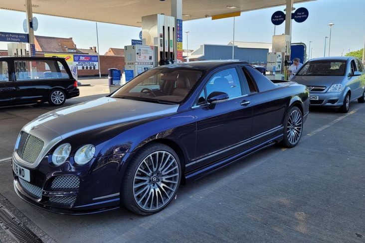 bentley continental flying spur transformado em picape frente 2