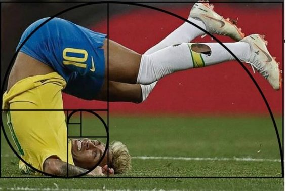 proporcao aurea sendo usada em meme do neymar