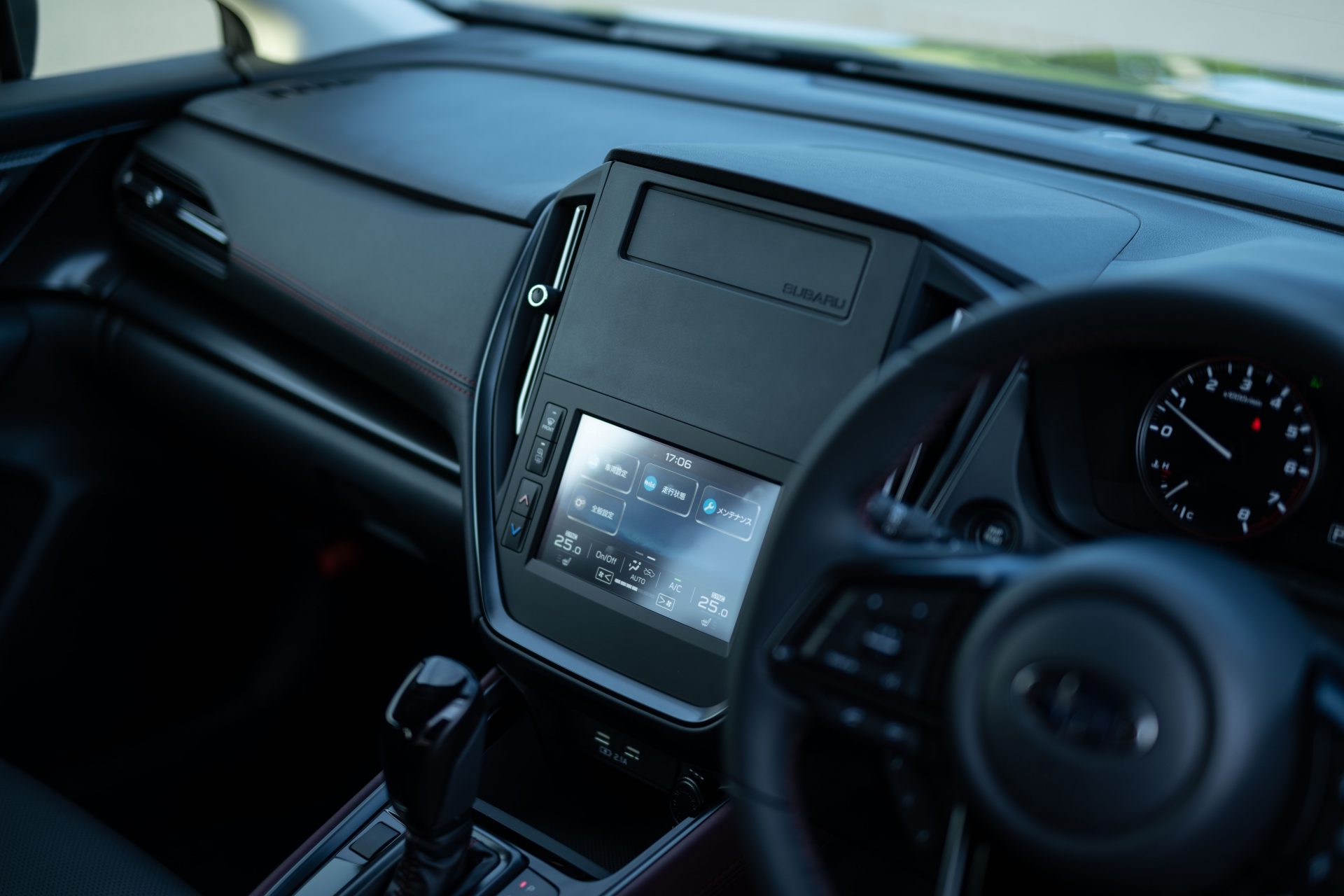 subaru levorg painel sem radio