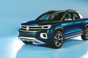 volkswagen tarok concept azul frente em estudio